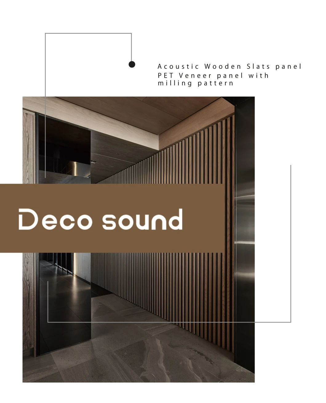 Walnut Slatted Wood Wall Acoustic Panel FSC/CE Certificate Manufacturer