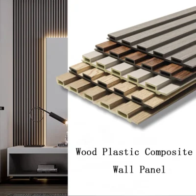 Composito legno-plastica ad alte prestazioni, pannello decorativo in PVC 3D per interni, pannello a parete WPC per esterni